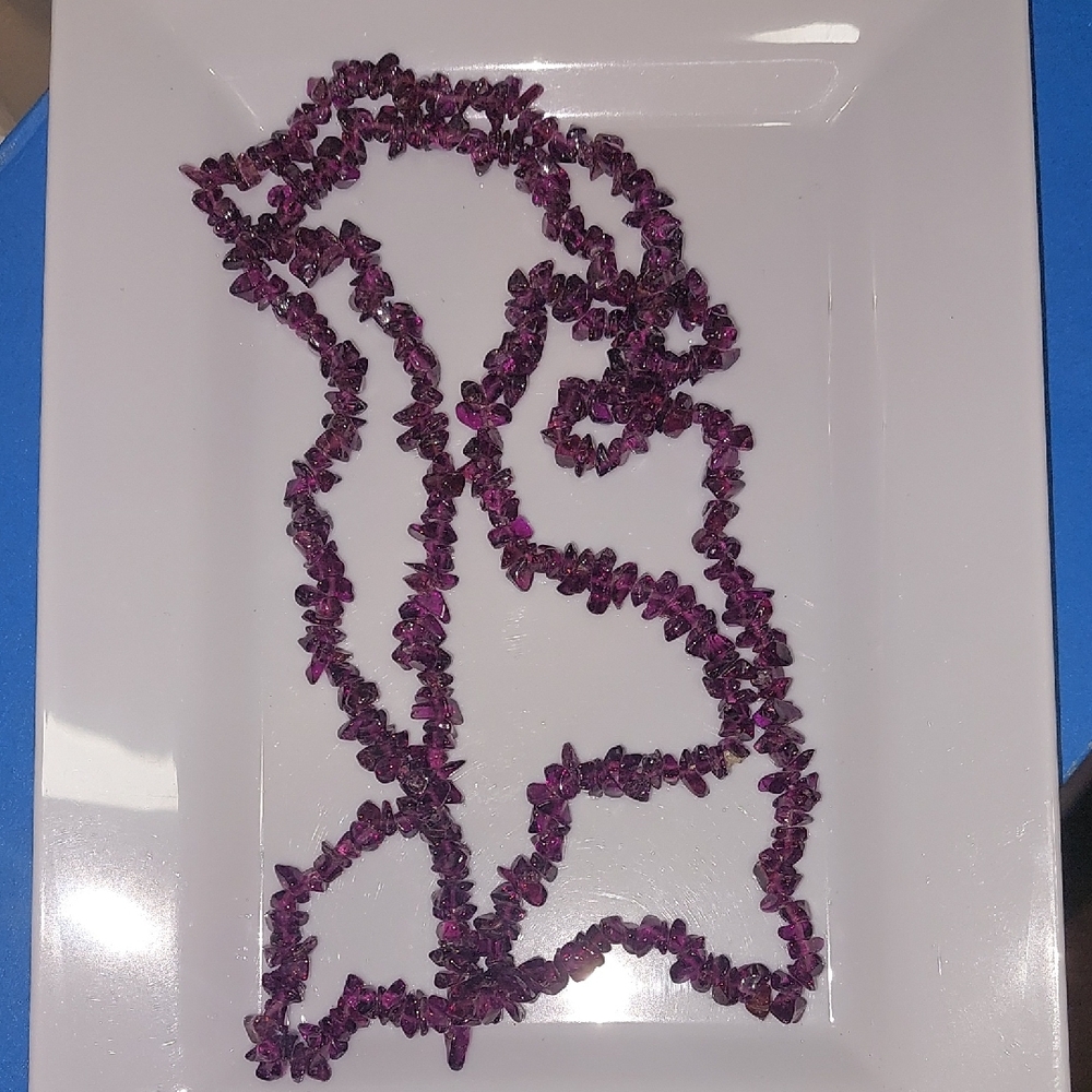 Chic Amethyst Beaded Necklace